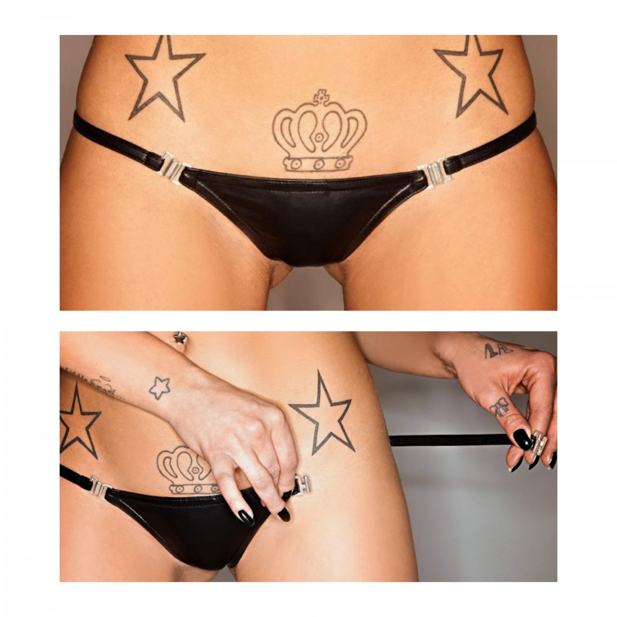 Noir handmade perfect cut g-streng