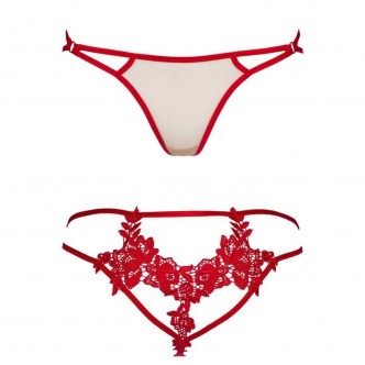 Rebel delux - rød g-streng 