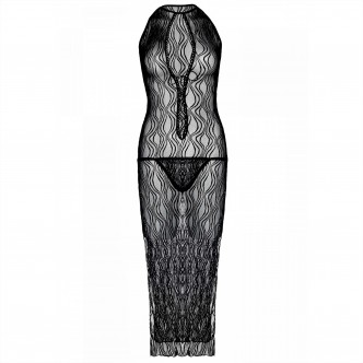 Lingeri kjole med bølgede mønster