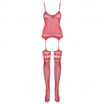 Harlequin red bodysuit 