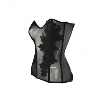 Noir handmade korset amarous